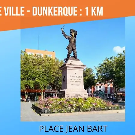 6 Personnes Dunkerque Plage - Wifi Et Parking Gratuits - Lits Confort Апартаменты Дюнкерк